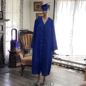 Graduation cap and gown